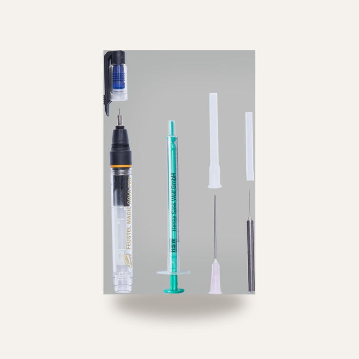 2541 CANETA OURO (Multipen) — amostra cozida