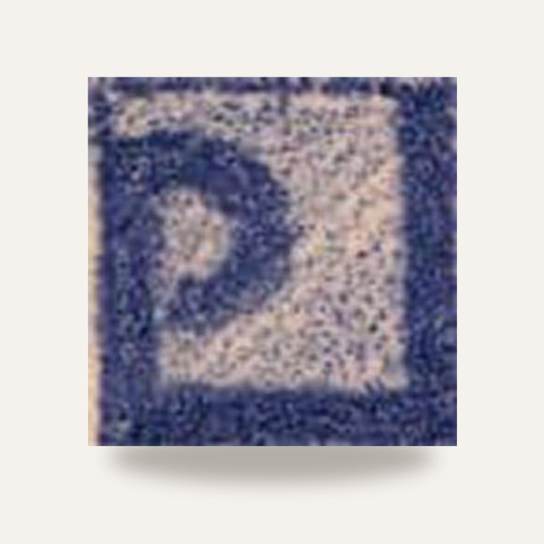 604 LAPIS CERAMICO AZUL COBALTO — amostra cozida