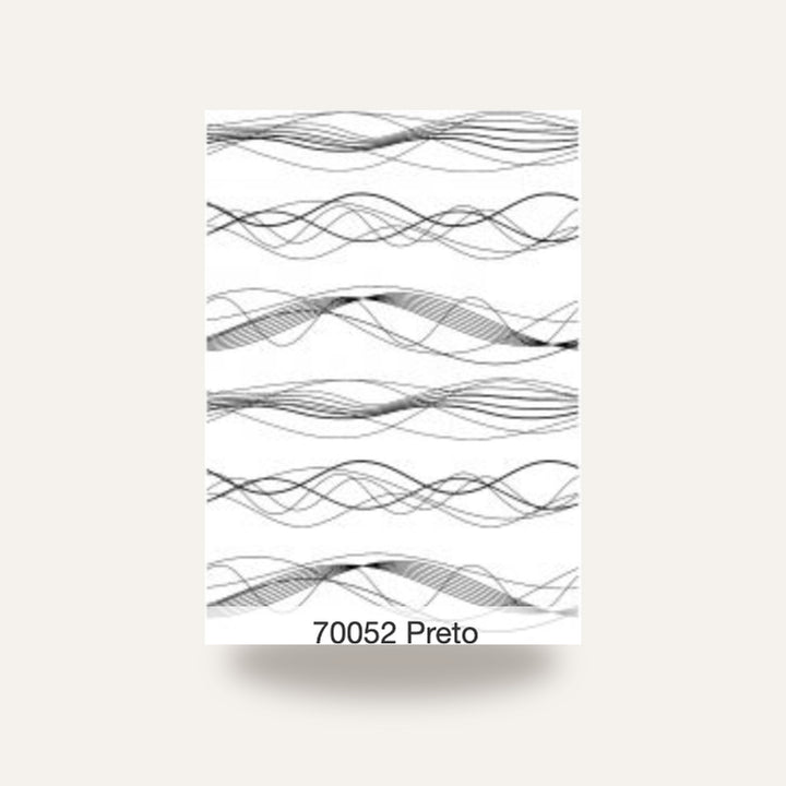 70052 DECALQUE CERÂMICA — amostra cozida