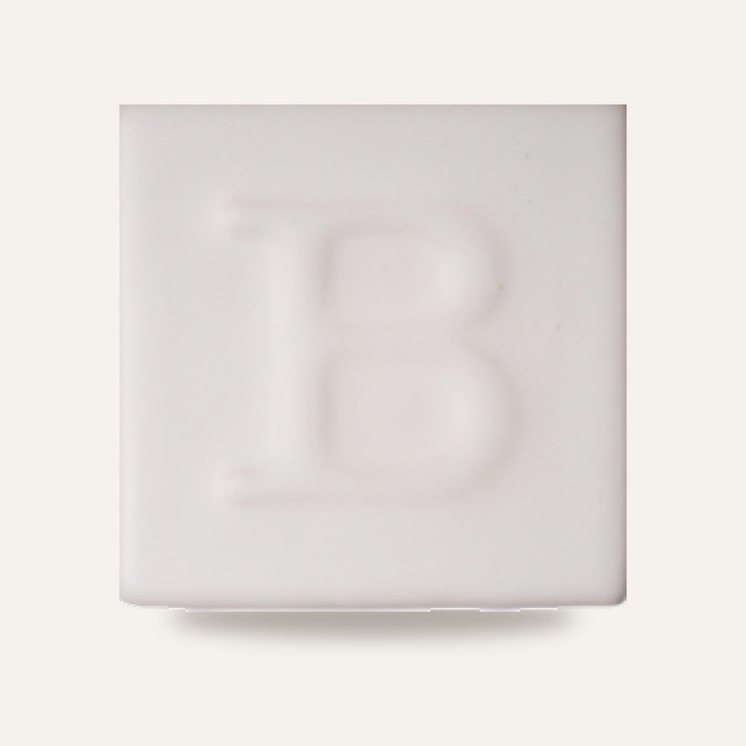 9107 BRANCO MATE — amostra cozida