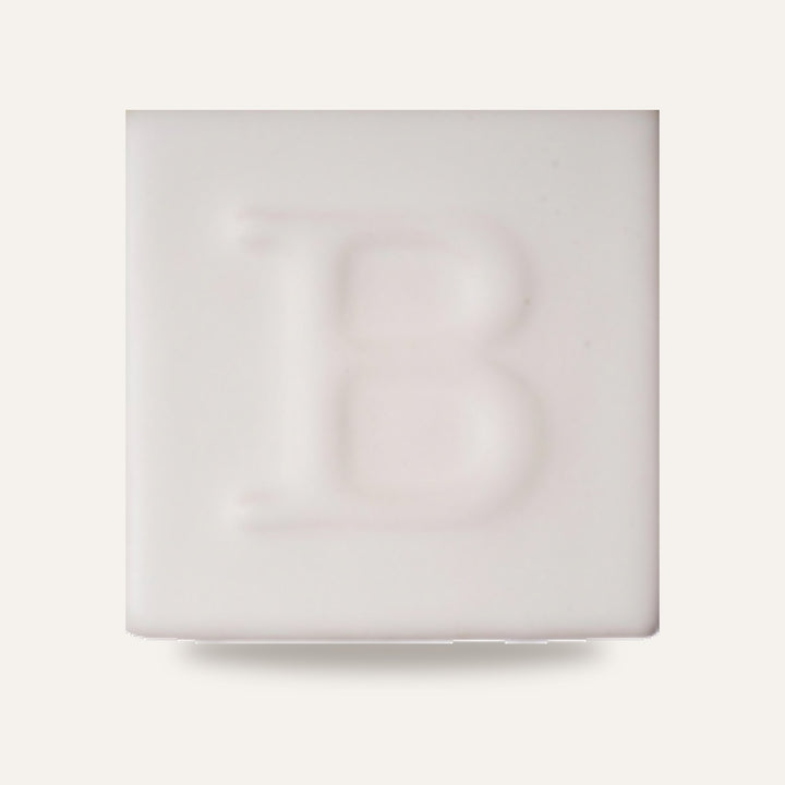 9107 BRANCO MATE — amostra cozida