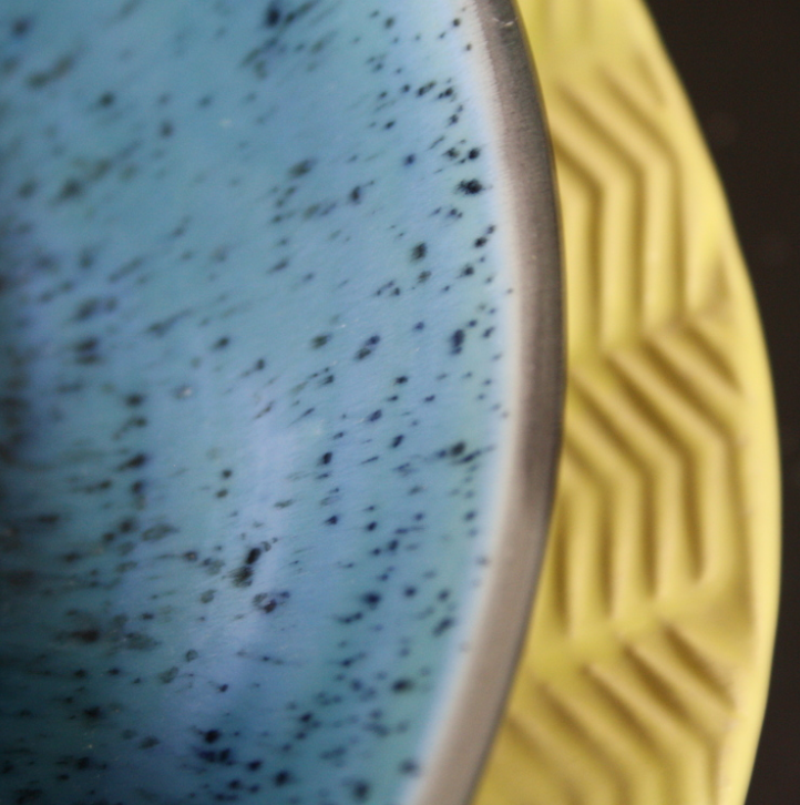 9569 AZUL SALPICADO PRETO