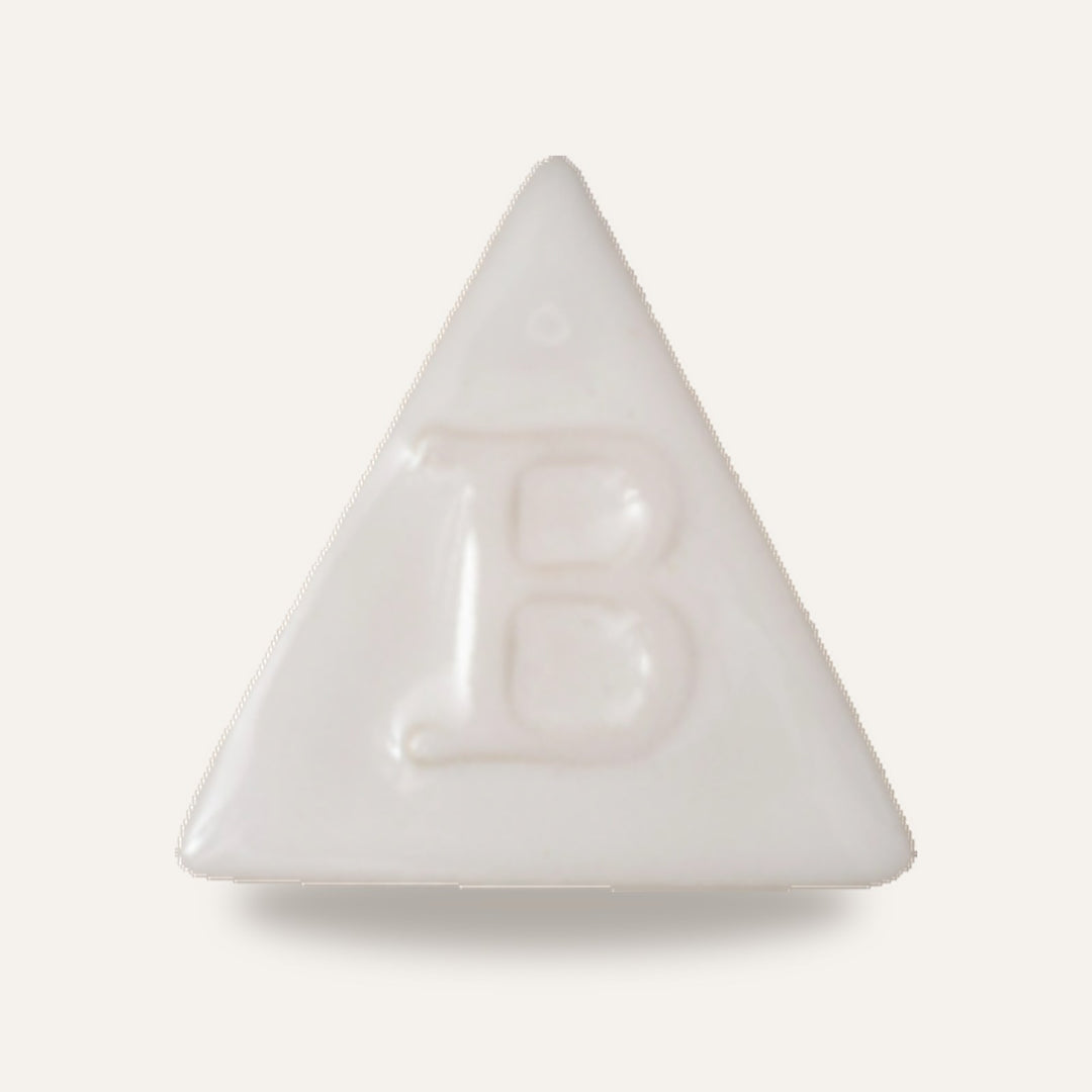9876 BRANCO BRILHANTE — amostra cozida