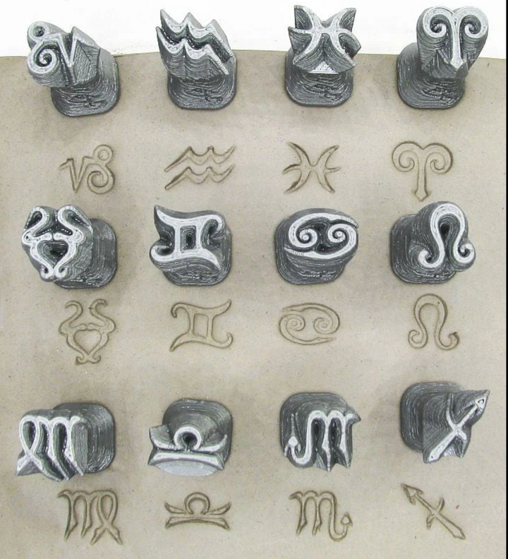 Carimbos Zodíaco - Signos Astrológicos