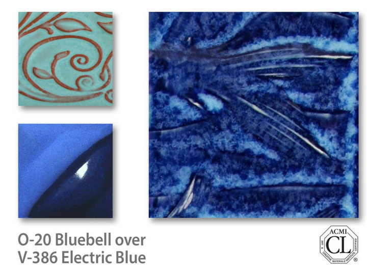 V-386 ELETRIC BLUE | VELVET AMACO