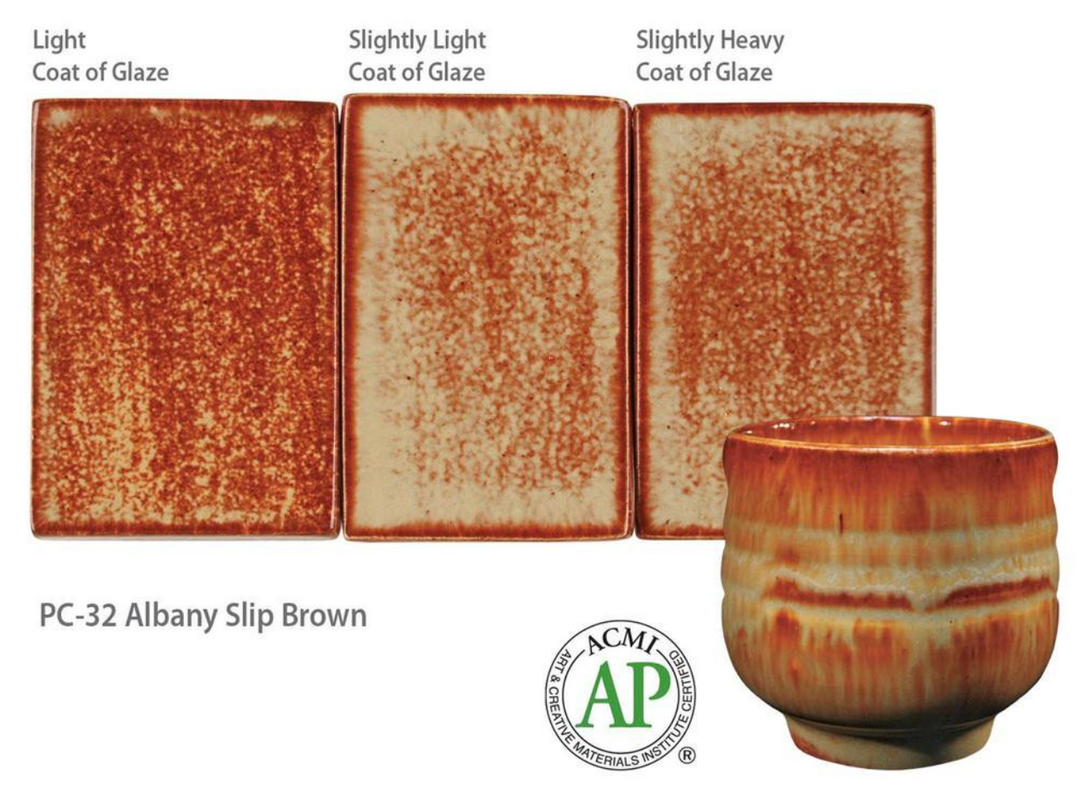 POTTER'S CHOICE | PC-32 ALBANY SLIP BROWN | AMACO
