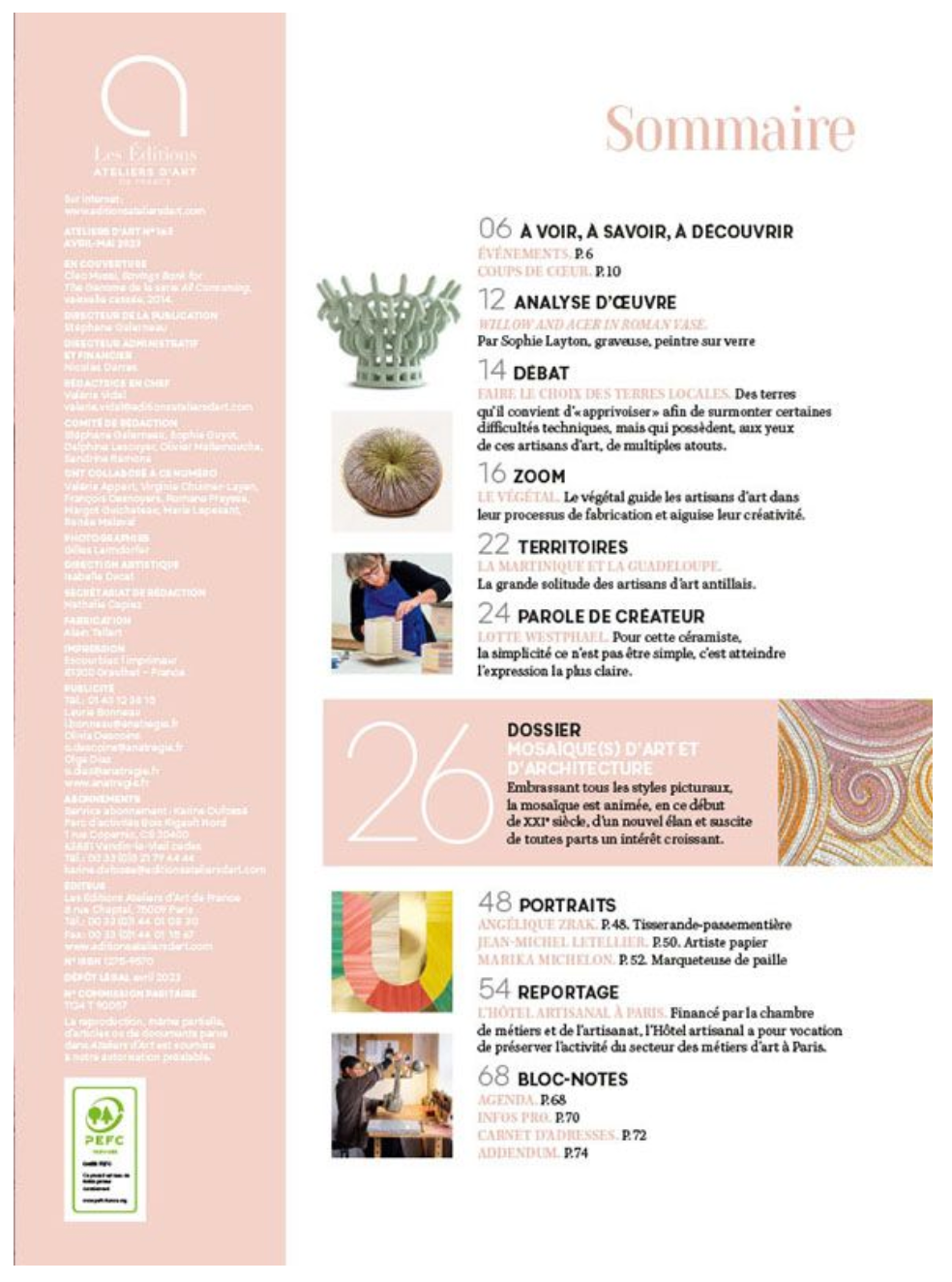 REVISTA ATELIERS D'ART Nº 163