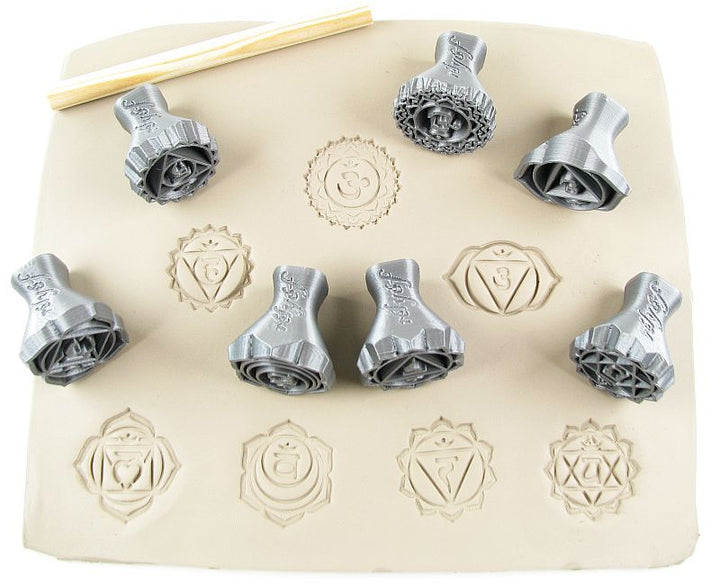 Carimbos Chakras 13mm