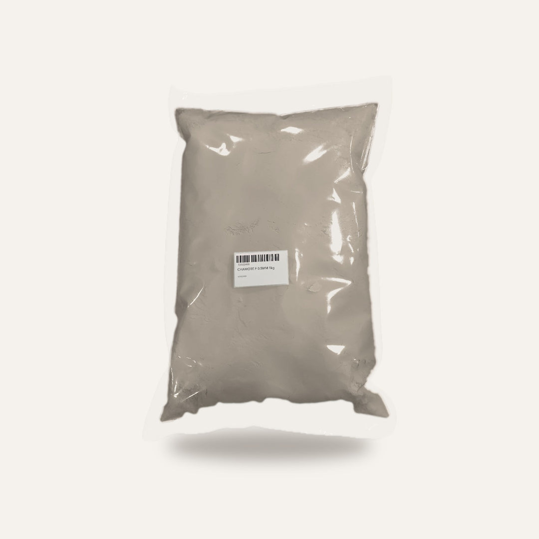 CHAMOTE F 0.5MM — amostra cozida