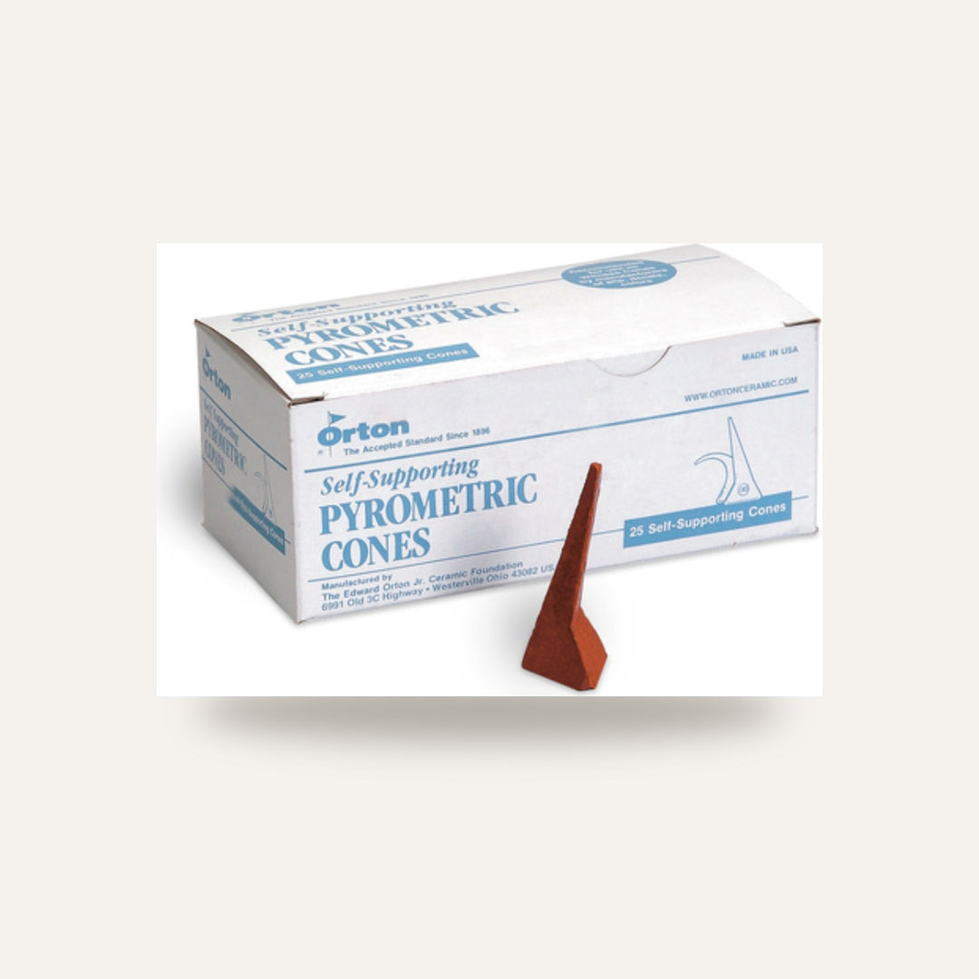 CONE PIROMÉTRICO | ORTON — amostra cozida