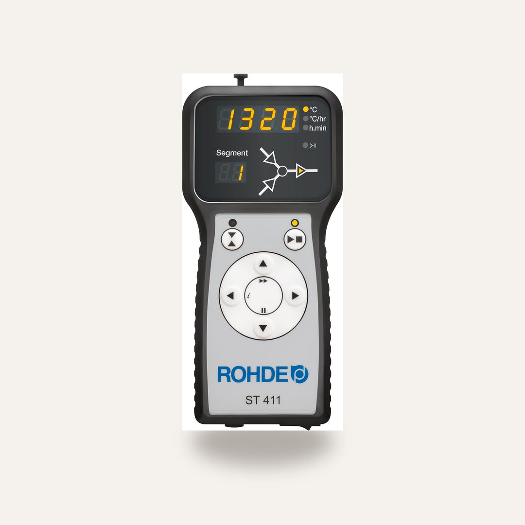 Controlador Rohde 411 — amostra cozida