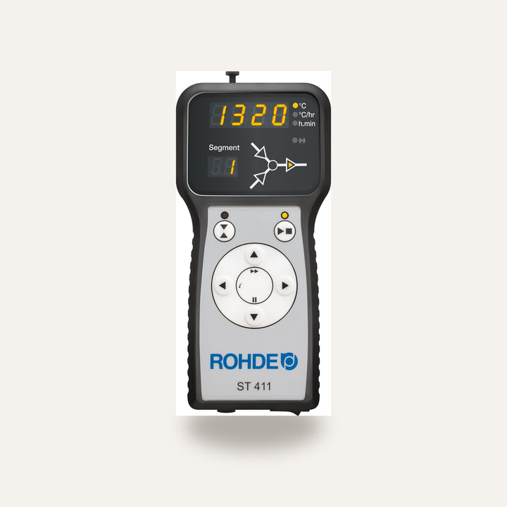 Controlador Rohde 411 — amostra cozida
