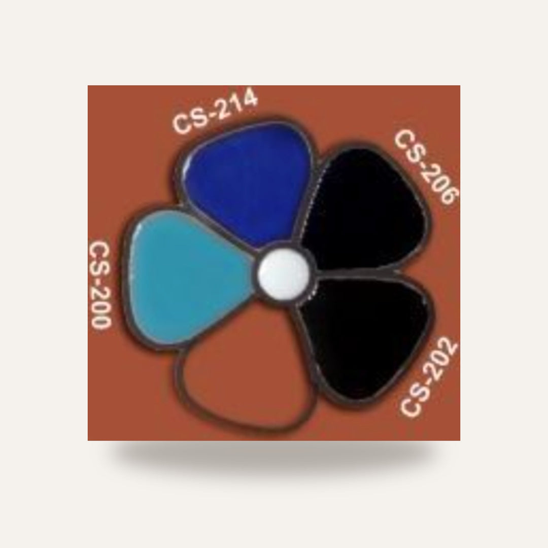 CS 206 COBALTO — amostra cozida