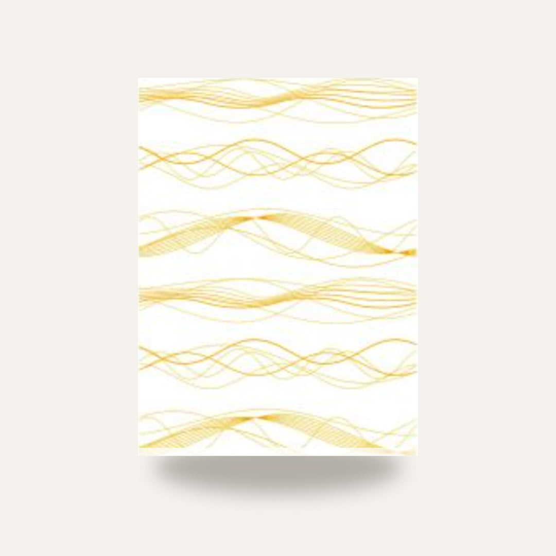 70050 DECALQUE CERÂMICA GOLD — amostra cozida