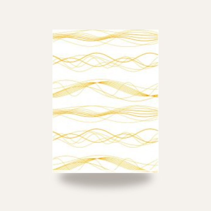 70050 DECALQUE CERÂMICA GOLD — amostra cozida