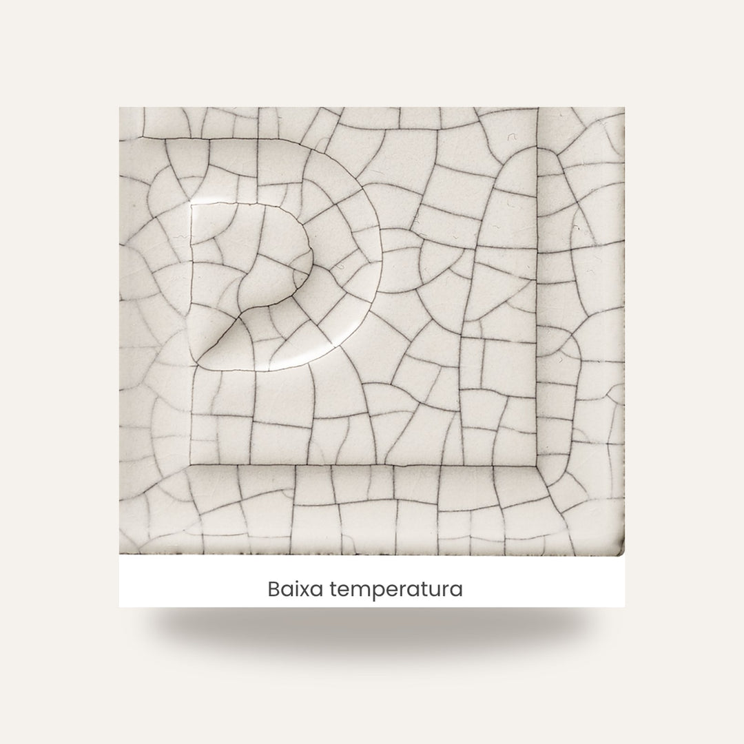 EESP 00 BRANCO CRAQUELÊ — amostra cozida