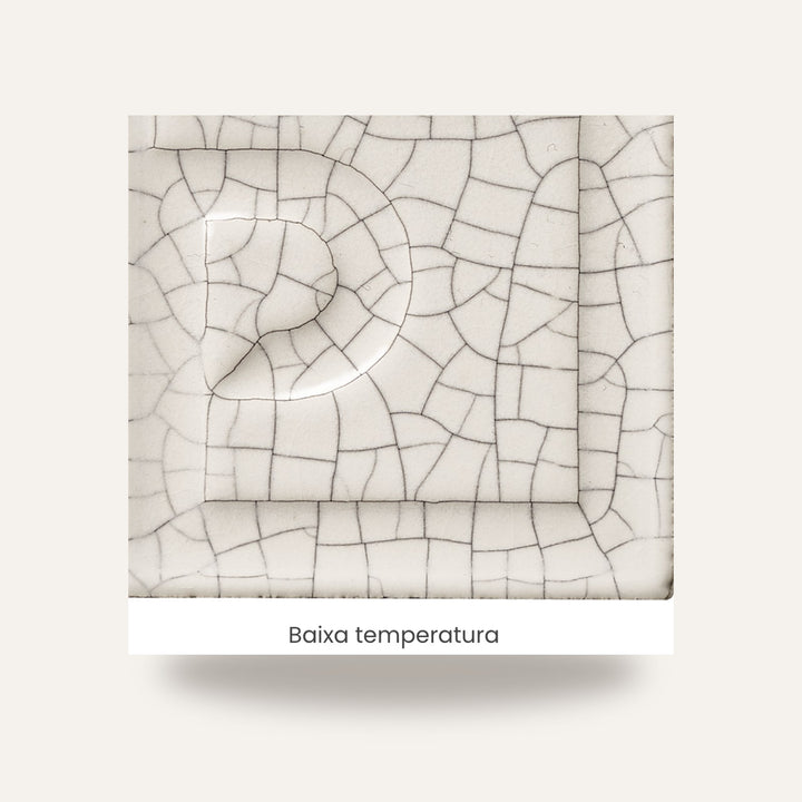 EESP 00 BRANCO CRAQUELÊ — amostra cozida