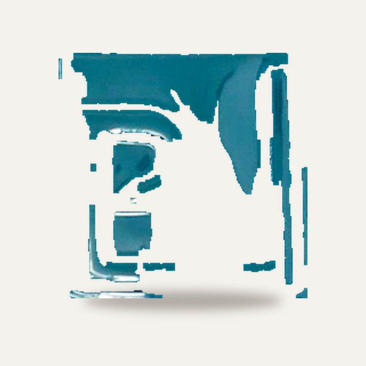 EOSP 10 VERDE AZULADO — amostra cozida