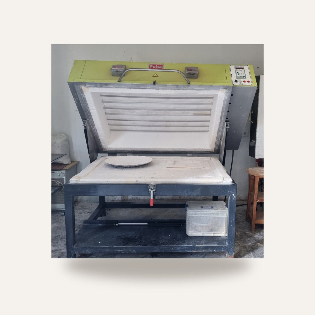 FORNO FUSING — amostra cozida