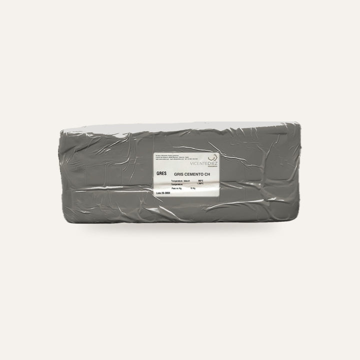 GRES GRIS CEMENTO CH — amostra cozida