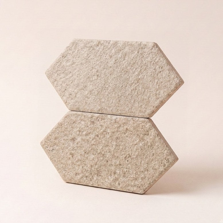 GRES GRIS CEMENTO CH — amostra cozida