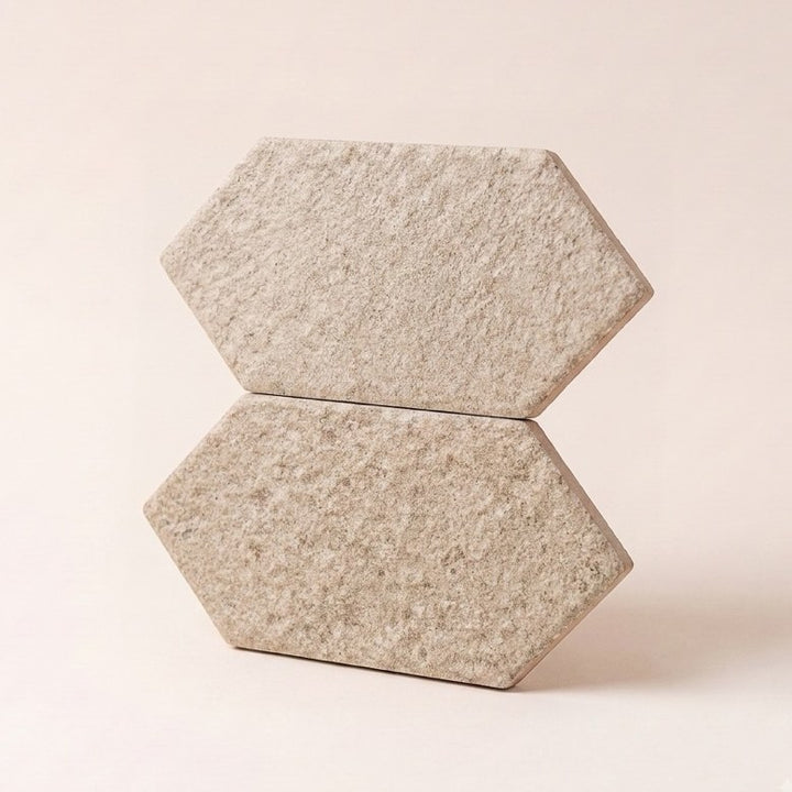 GRES GRIS CEMENTO CH — amostra cozida
