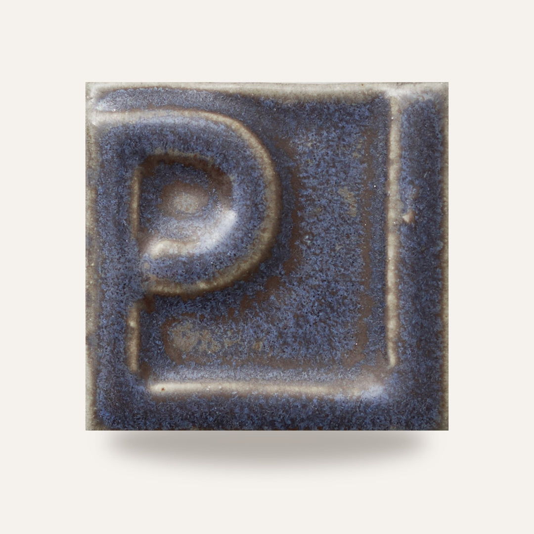 GRES O 10272 AZUL — amostra cozida