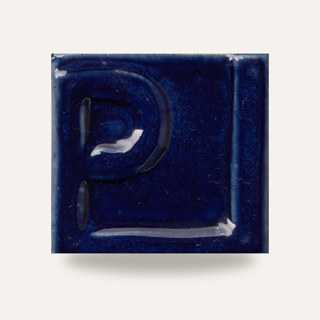GRES O 10541 AZUL COBALTO — amostra cozida