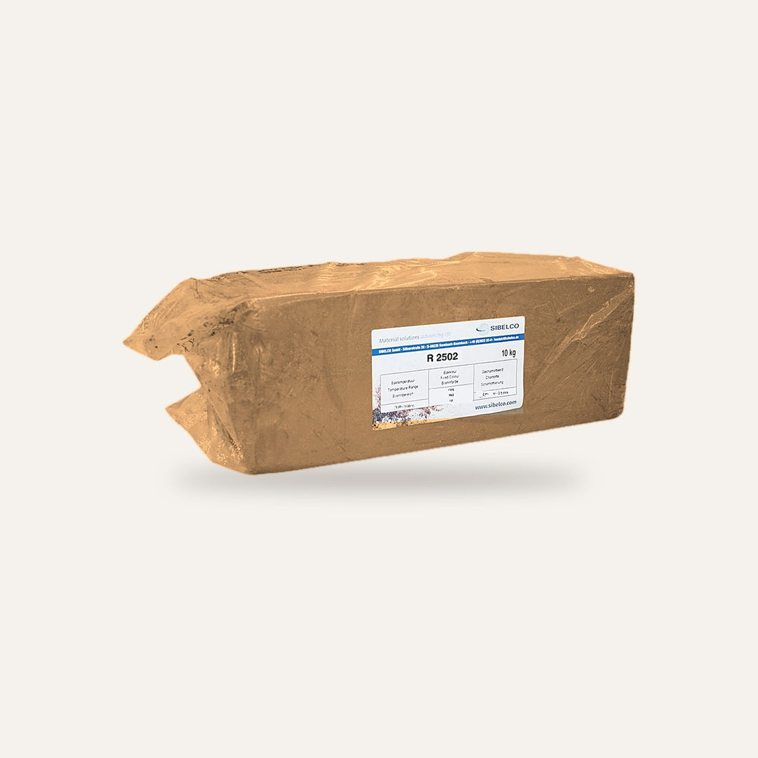 GRES R 2502 — amostra cozida