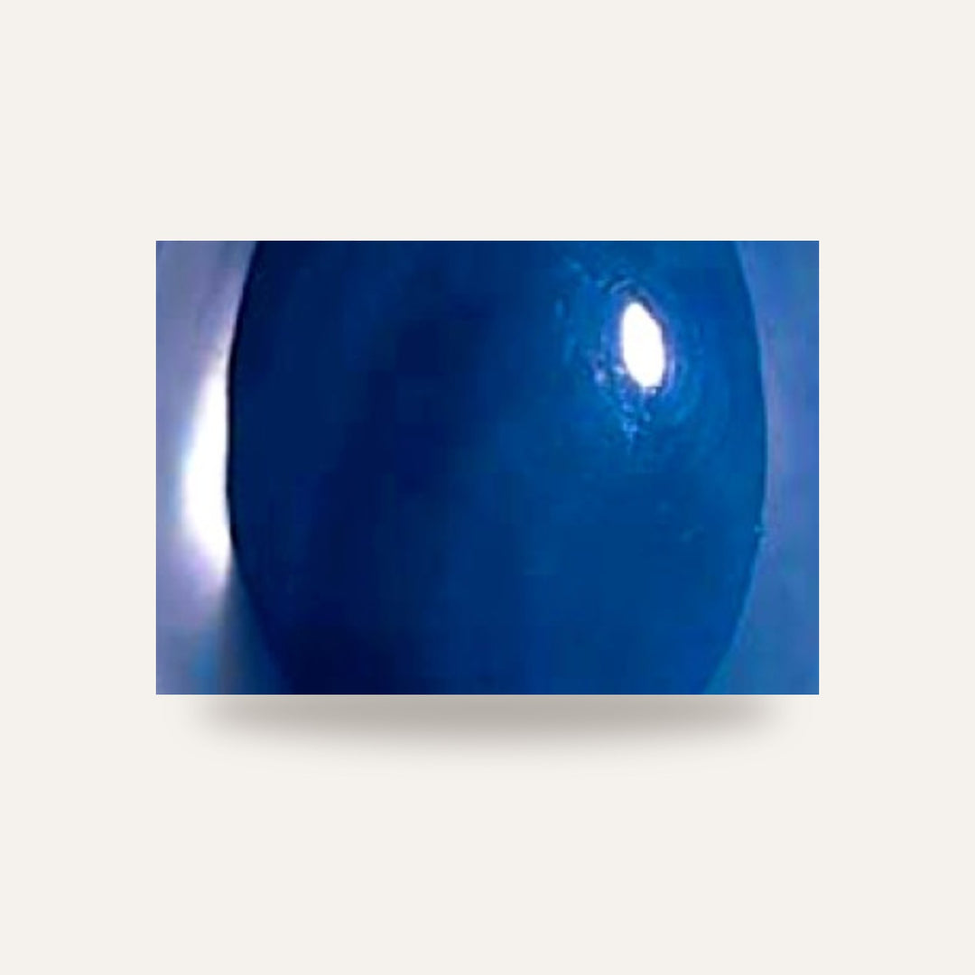 LUSTRE AZUL — amostra cozida
