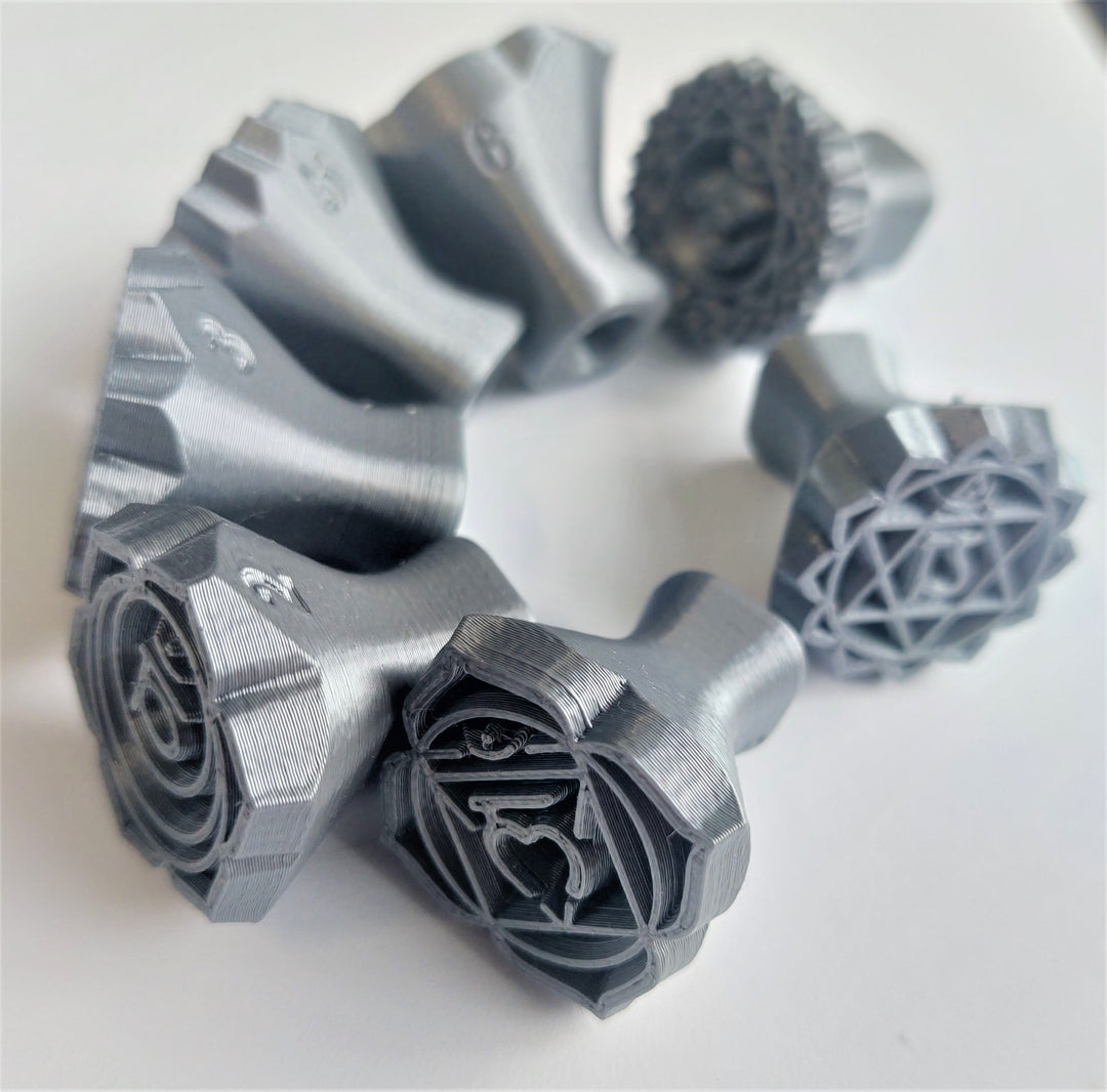 Carimbos Chakras 13mm