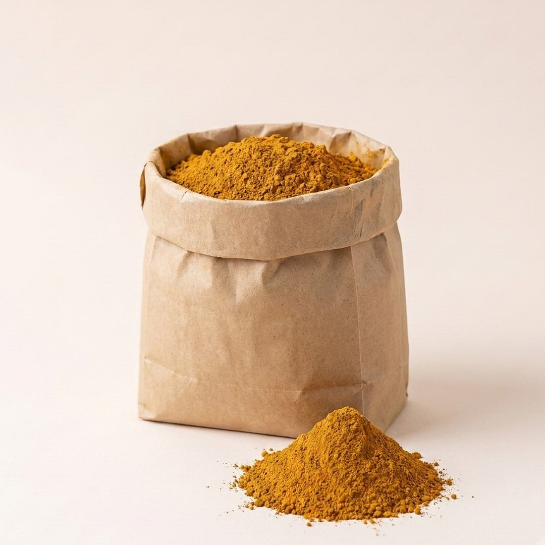 OXIDO DE FERRO AMARELO — amostra cozida