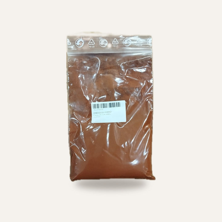 OXIDO DE FERRO VERMELHO — amostra cozida