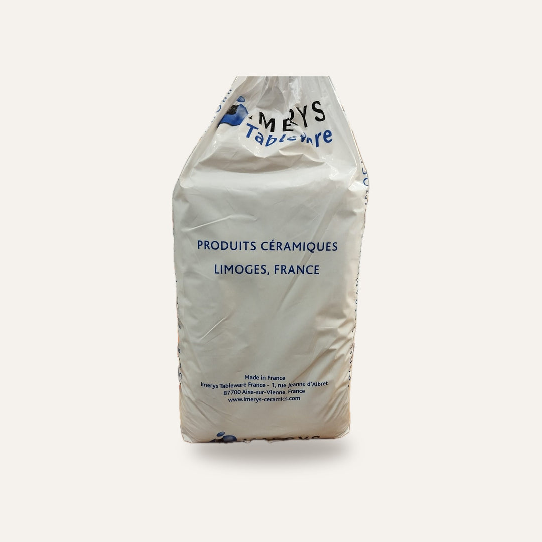 PORCELANA LIMOGES PT 010B PASTA — amostra cozida