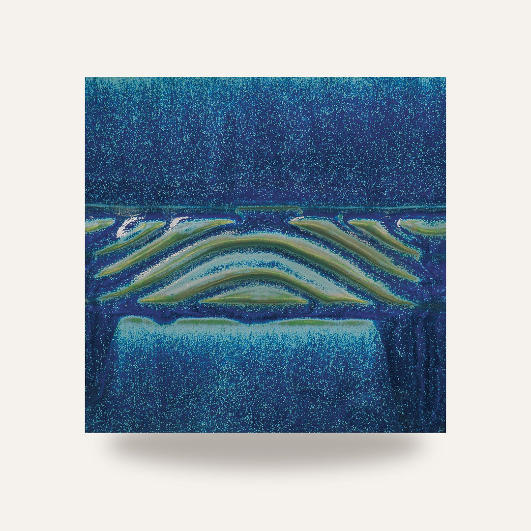 POTTER'S CHOICE | PC-18 TUSCAN BLUE | AMACO — amostra cozida