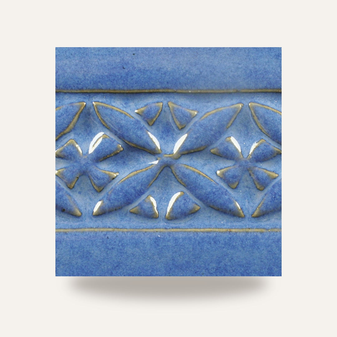 POTTER'S CHOICE | PC-23 INDIGO FLOAT | AMACO — amostra cozida