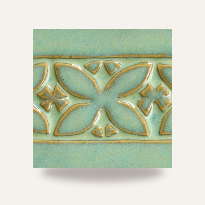 POTTER'S CHOICE | PC-25 TEXTURED TURQUOISE | AMACO — amostra cozida