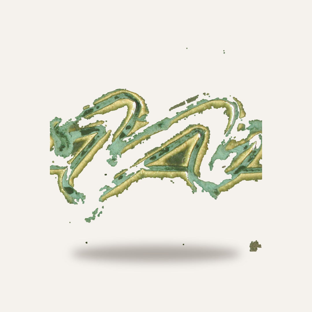 POTTER'S CHOICE | PC-41 VERT LUSTRE | AMACO — amostra cozida