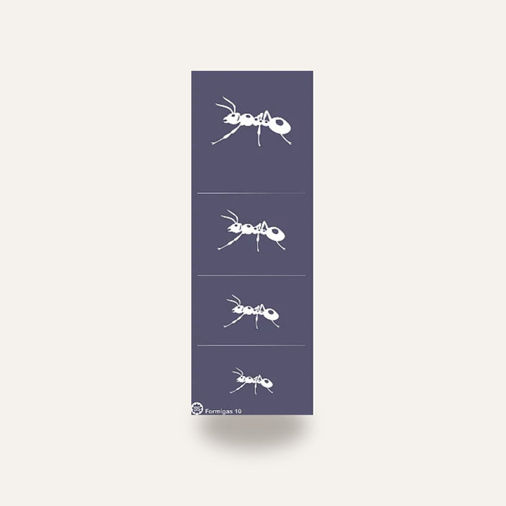 STENCIL FORMIGAS 10 — amostra cozida