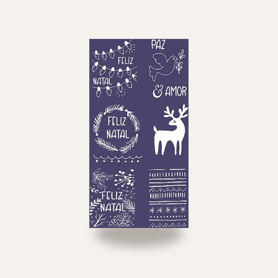 STENCIL NATAL 20 — amostra cozida