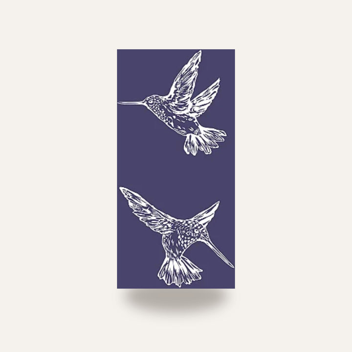 STENCIL PASSAROS 01 — amostra cozida