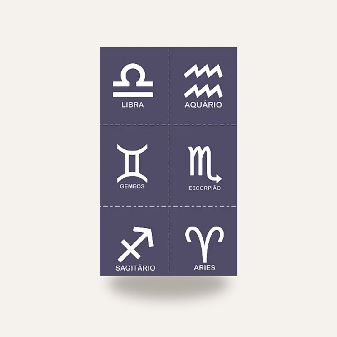 STENCIL ZODIACOS 04 — amostra cozida