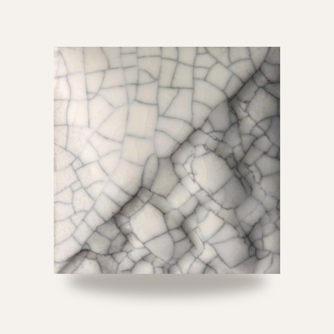 STONEWARE SW-003 CRAQUELE MATE CLEAR — amostra cozida