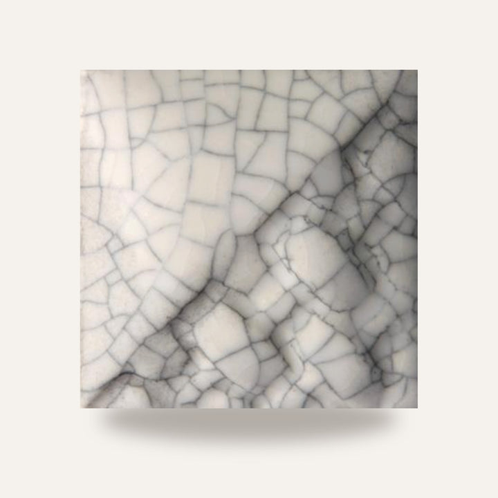 STONEWARE SW-003 CRAQUELE MATE CLEAR — amostra cozida
