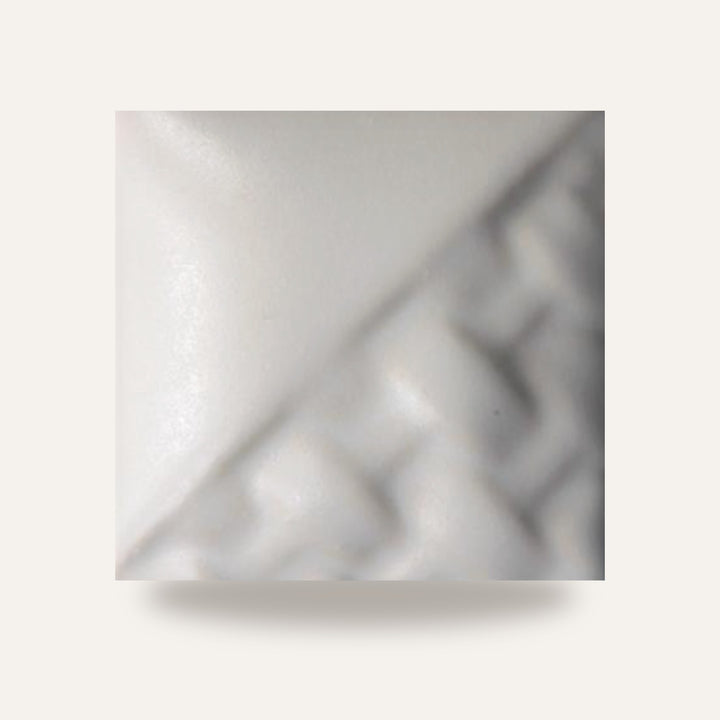 STONEWARE SW-141 WHITE MATE — amostra cozida
