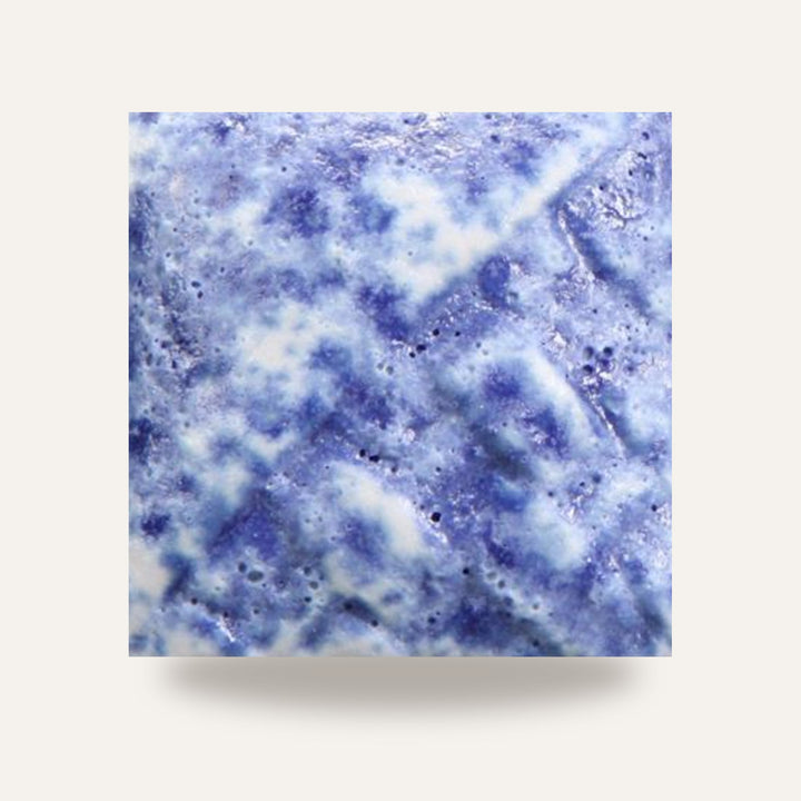 STONEWARE SW-152 BLUE SPATTERWARE — amostra cozida