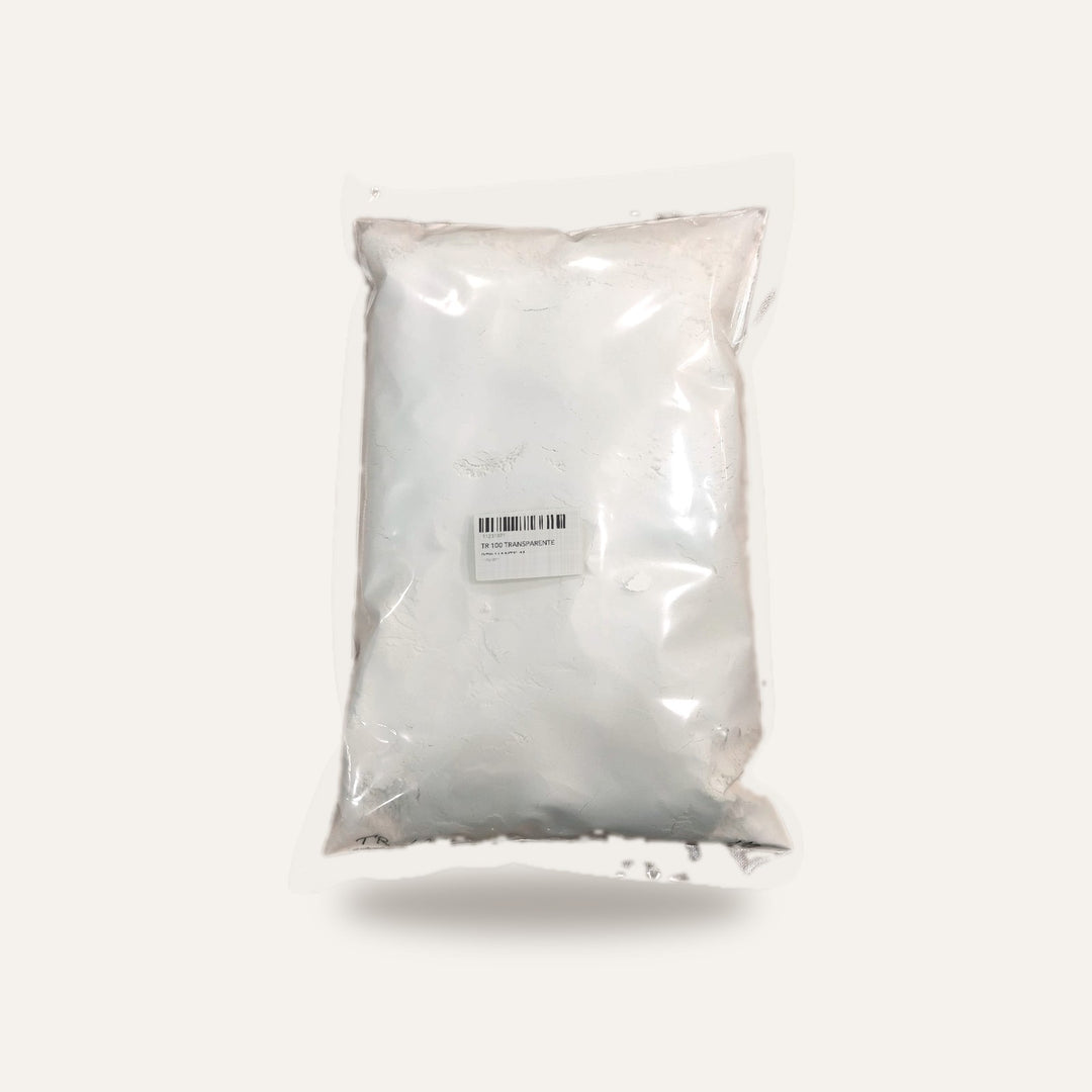TR 100 TRANSPARENTE BRILHANTE — amostra cozida