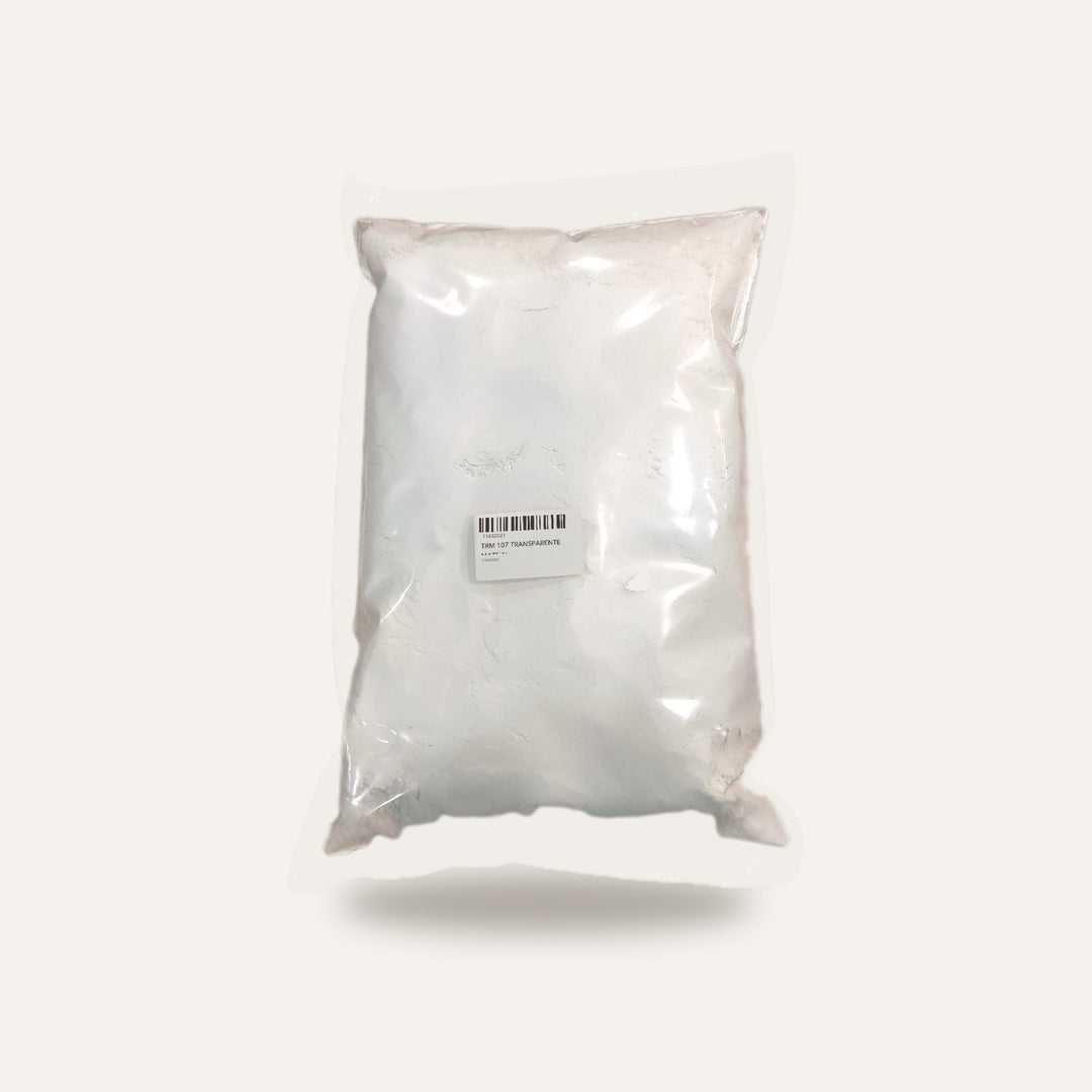 TRM 107  TRANSPARENTE MATE — amostra cozida
