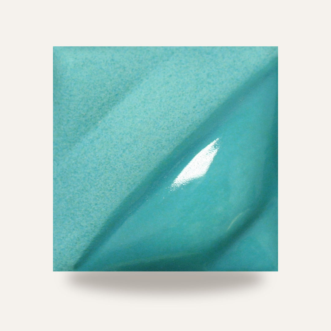 V-327 TURQUOISE BLUE | VELVET AMACO — amostra cozida