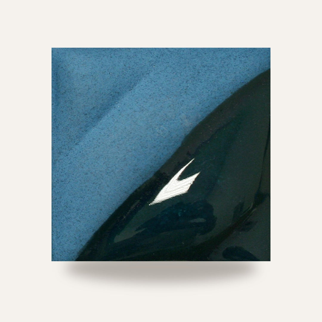V-332 TEAL BLUE | VELVET AMACO — amostra cozida